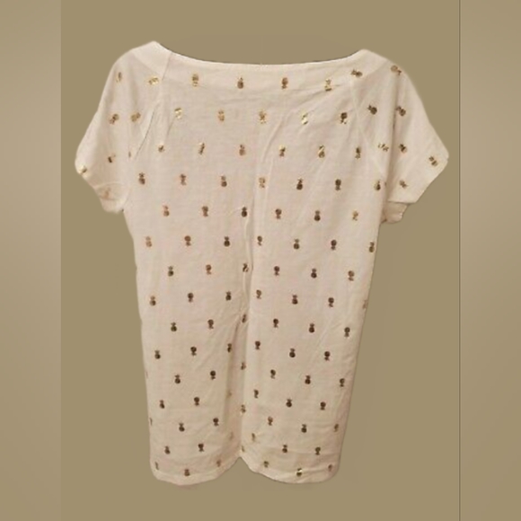 NWT WESTPORT 1962 SHORT-SLEEVED PINEAPPLE DESIGN TOP SZ XL DRESSBARN - Picture 2 of 5